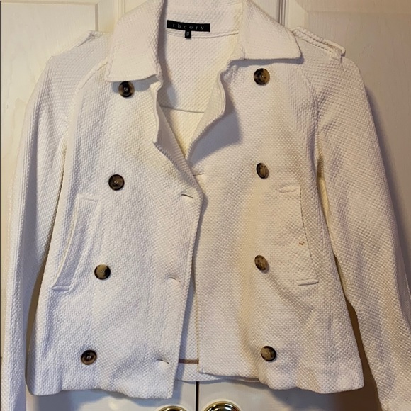 Theory double breasted blazer jacket - Picture 2 of 12